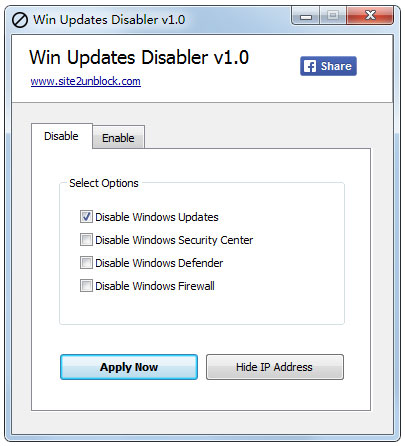 Win Updates Disabler(Win10ι) V1.0 ɫ