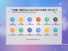 ܲ԰Ghost W10 64λ  2016.08(Զ)