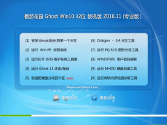 ѻ԰Ghost Win10 (32λ) װv2016.11(⼤)