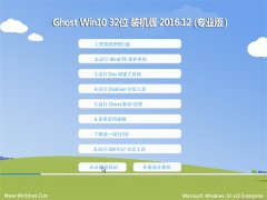 ëGhost Win10 X32 רҵ V201612(ü)
