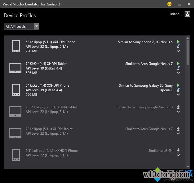 װ Visual Studio Emulator for Android